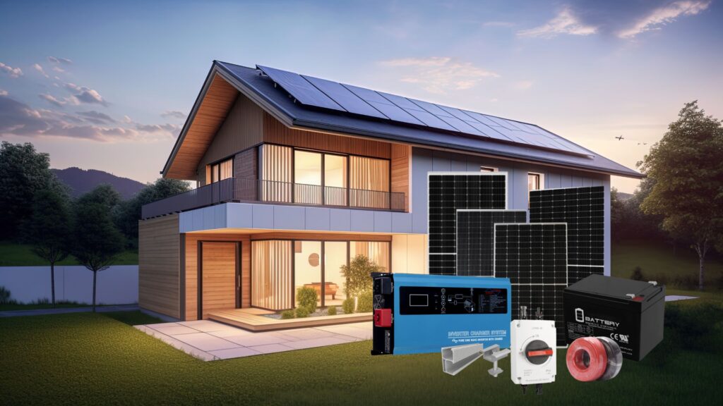 3 components of solar energy system