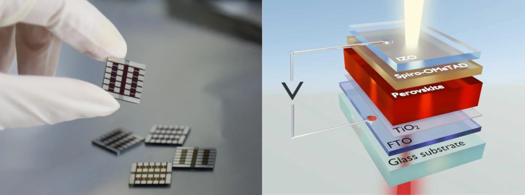 how do perovskite solar cells work