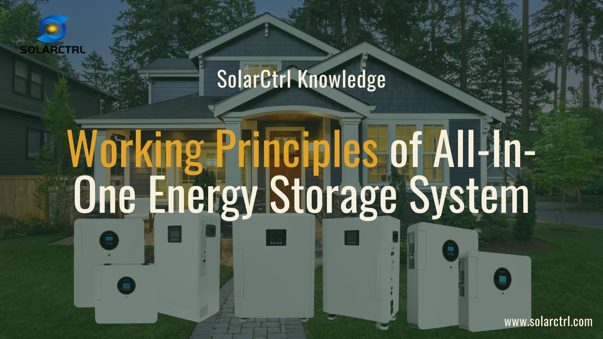 working principles of all in one energy storage system