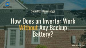 how does an inverter work without any backup battery