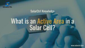what is an active area in a solar cell