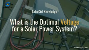 what is the optimal voltage for a solar power system