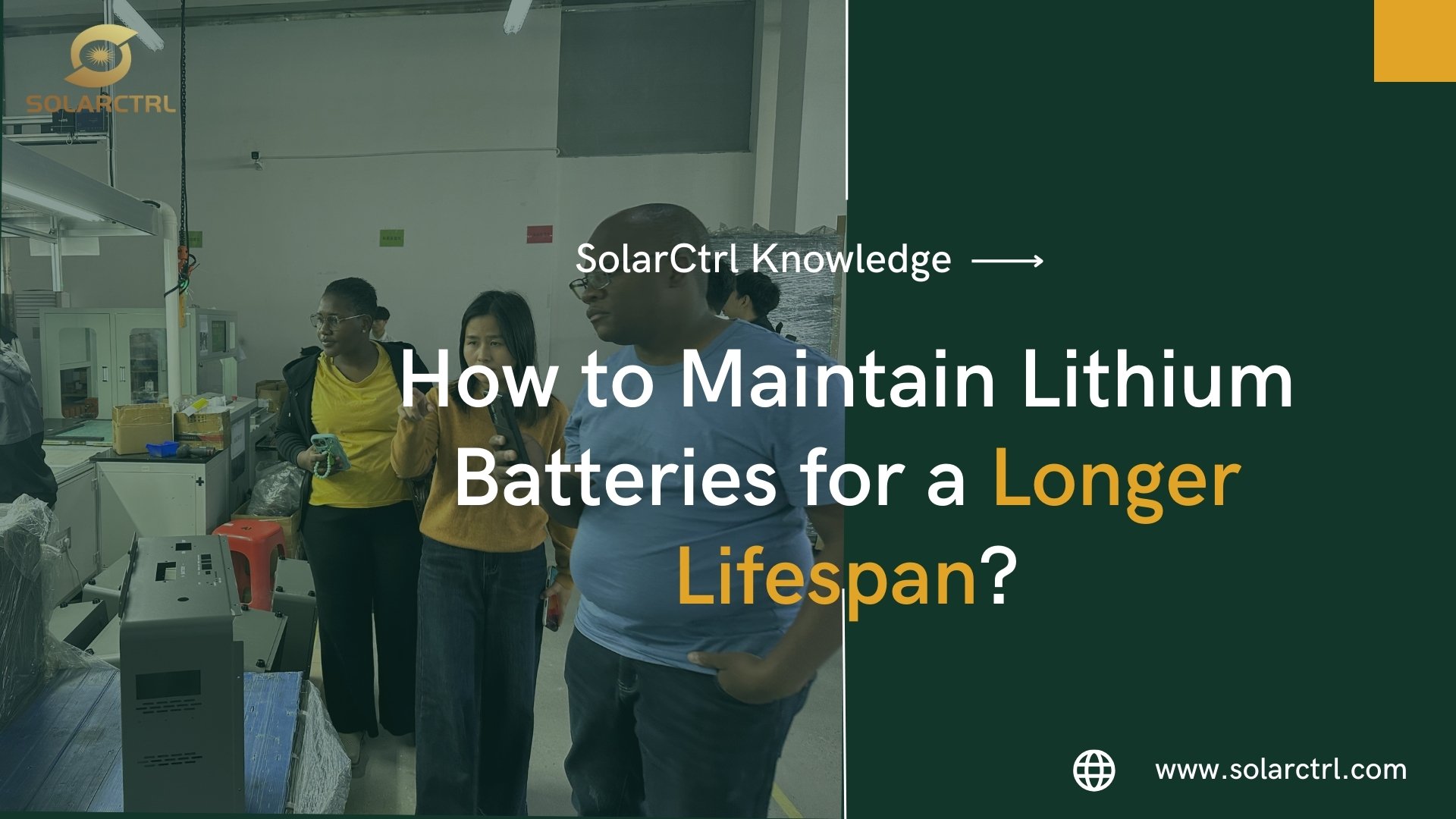 how to maintain lithium batteries for a longer lifespan