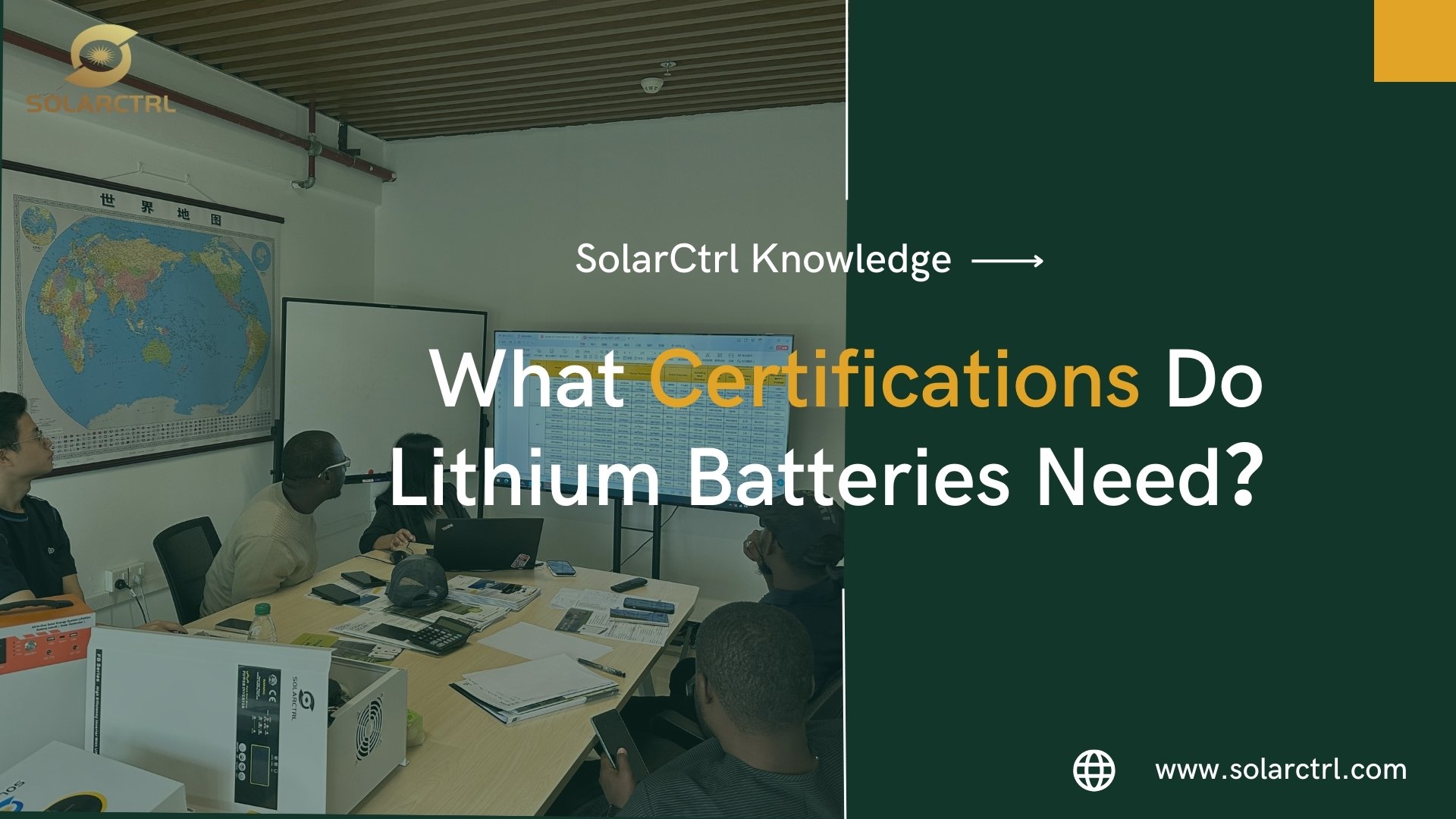 what certifications do lithium batteries need