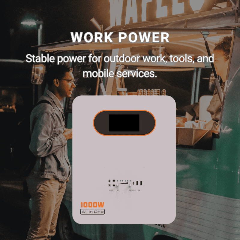 solarctrl portable power station product 1000w work power